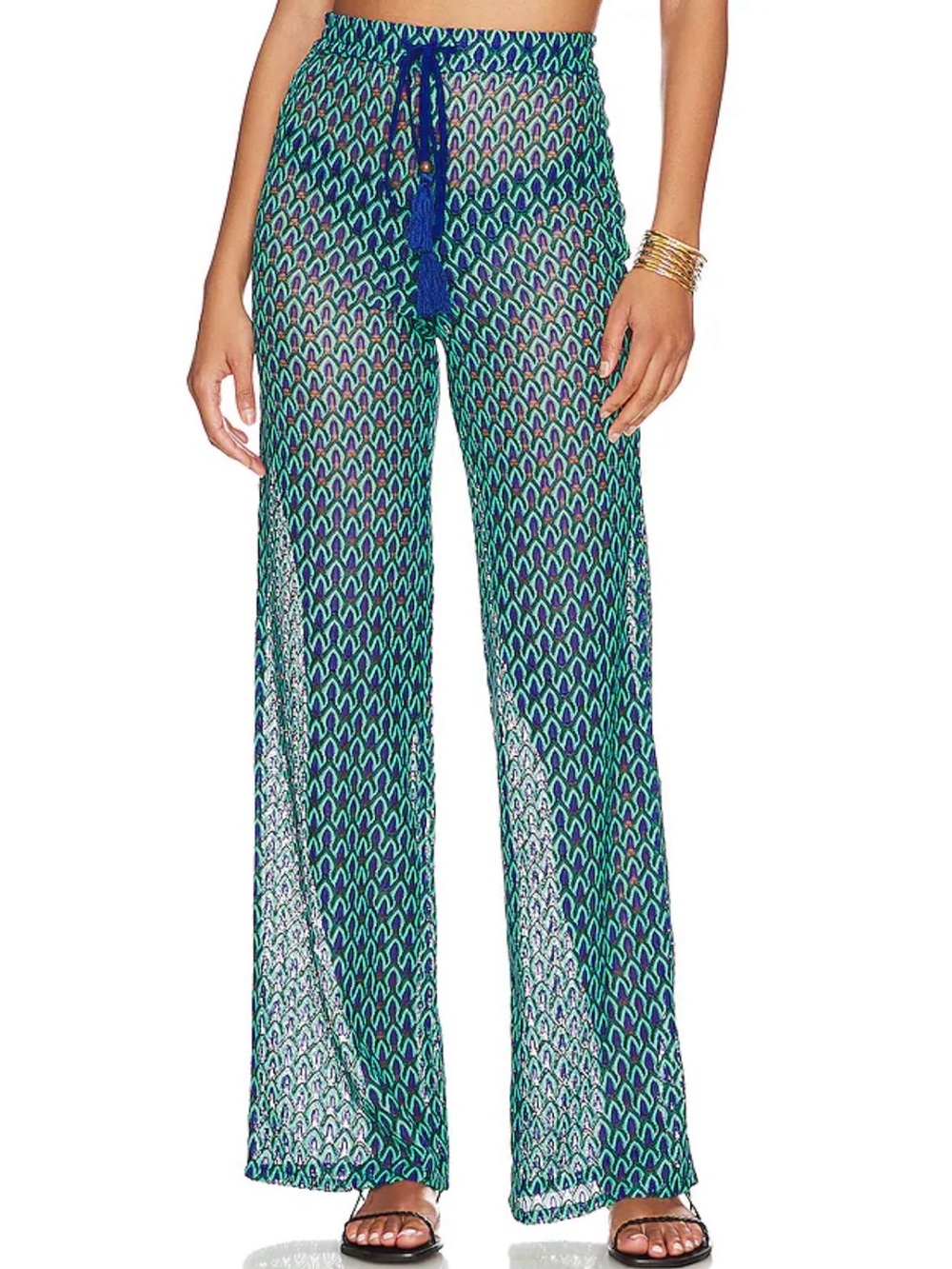 House of Harlow 1960 x REVOLVE Saskia Wide-Leg Printed Pants Size XS